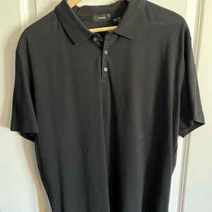 Theory Polo Bundle. Black Polo one Zip one Button!